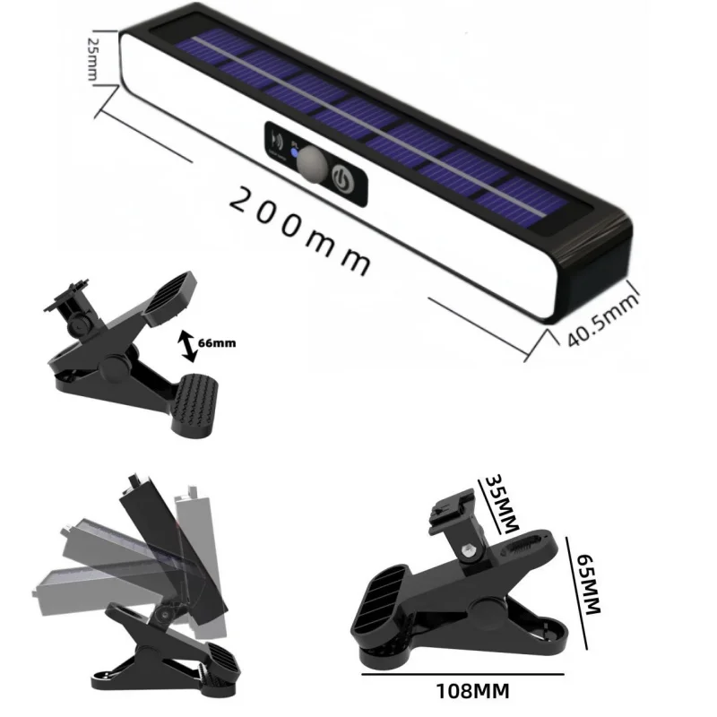 Outdoor Solar Garden Lights Waterproof Human Lnduction LED Landscape Lamp Camping Picnic Lighting Equipment thumbnail 6