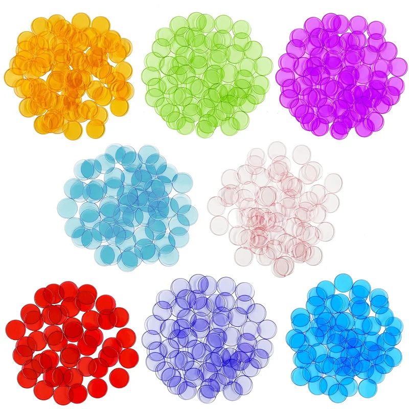 Learning Resources Transparent Color Counting Chips Size 19MM Classroom Montessori Toys Maths Juguetes Didácticos Para Niños thumbnail 5