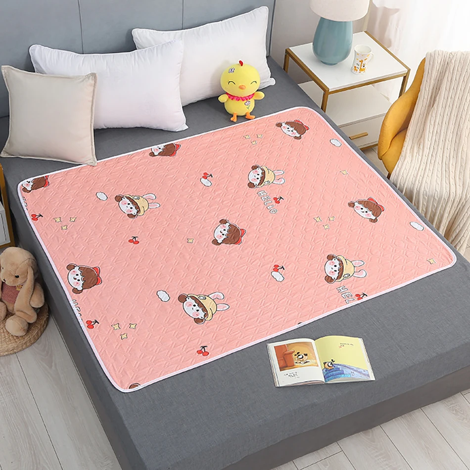 Comfortable and Durable Reusable Waterproof and Washable Mattresses Baby and Elderly Soft and Breathable Nursing Bedding thumbnail 3