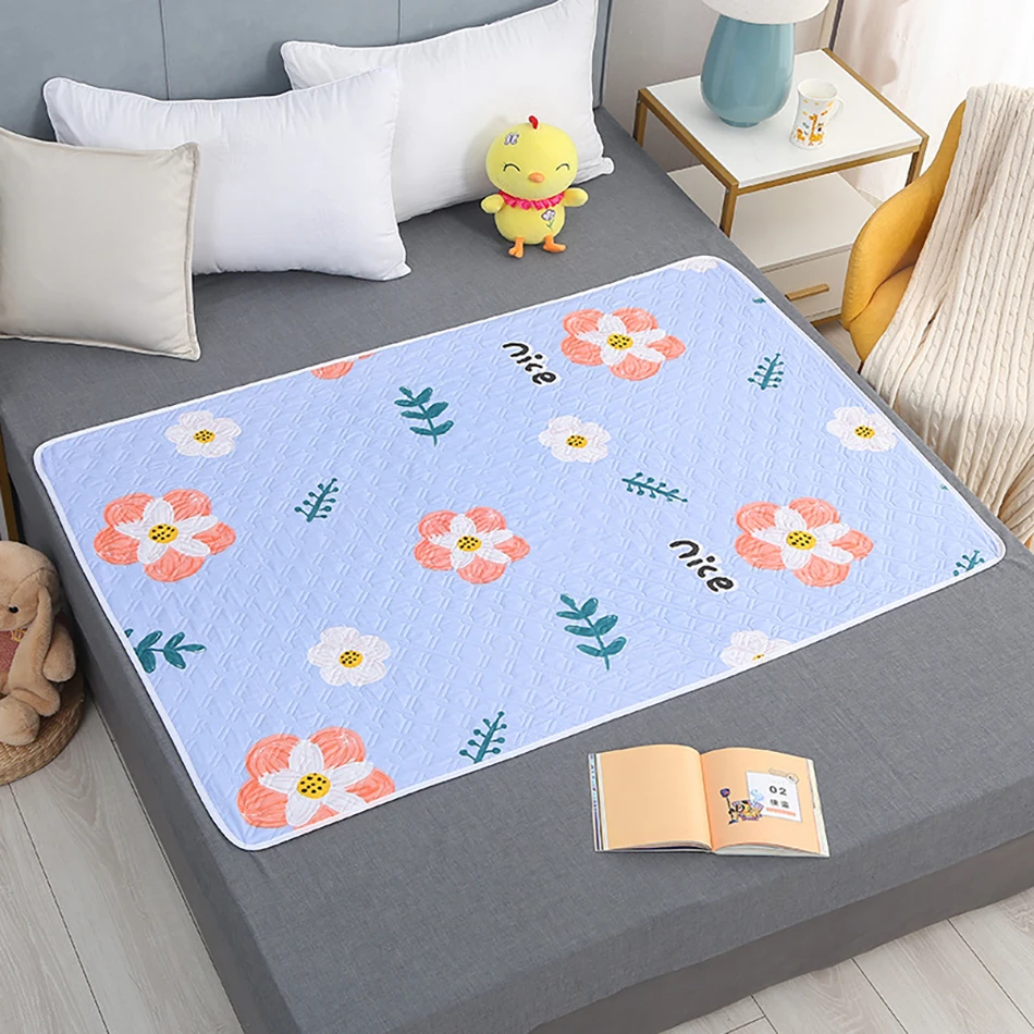 Comfortable and Durable Reusable Waterproof and Washable Mattresses Baby and Elderly Soft and Breathable Nursing Bedding thumbnail 2