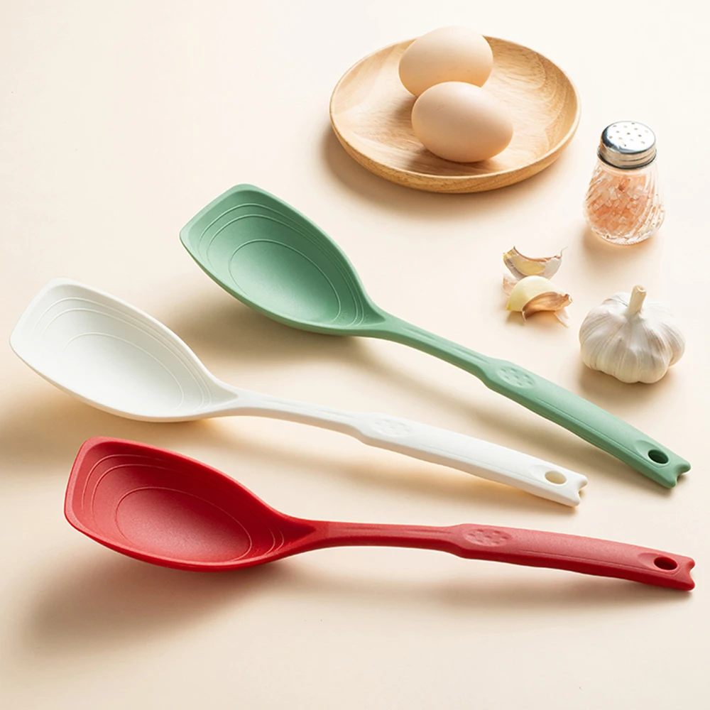 Multi-functional Silicone Spatula Spoon Cooking Tools Soup Spoon Household Reusable Non-stick Stir-Fry Spatula Kitchen Supplies thumbnail 5