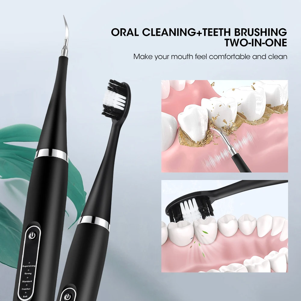 Electric Teeth Whitening Dental Calculus Scaler Plaque Coffee Stain Tartar Removal High Frequency Sonic Toothbrush Teeth Cleaner thumbnail 2