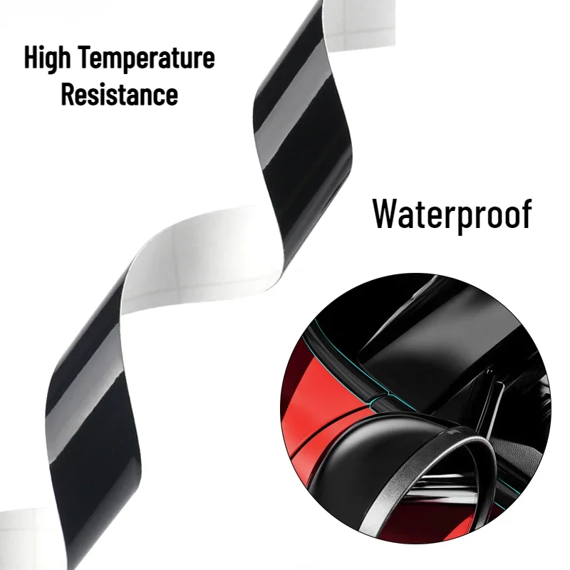 Car Window Decal Trim Vinyl Film Door Waistline Sticker Black Line Decoration Accessory For Mini Cooper R55 R56 R60 R61 F54 F56 thumbnail 4