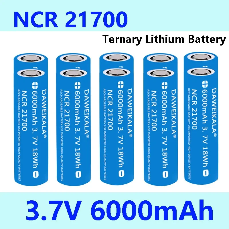 Li-48s 3.7V 6000mAh 21700 Rechargeable Battery 30A Power 10C Rate Discharge Ternary Lithium Battery Screwdriver Battery thumbnail 5