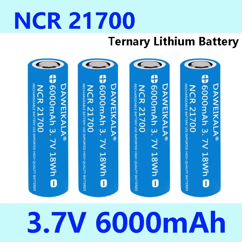 Li-48s 3.7V 6000mAh 21700 Rechargeable Battery 30A Power 10C Rate Discharge Ternary Lithium Battery Screwdriver Battery thumbnail 2