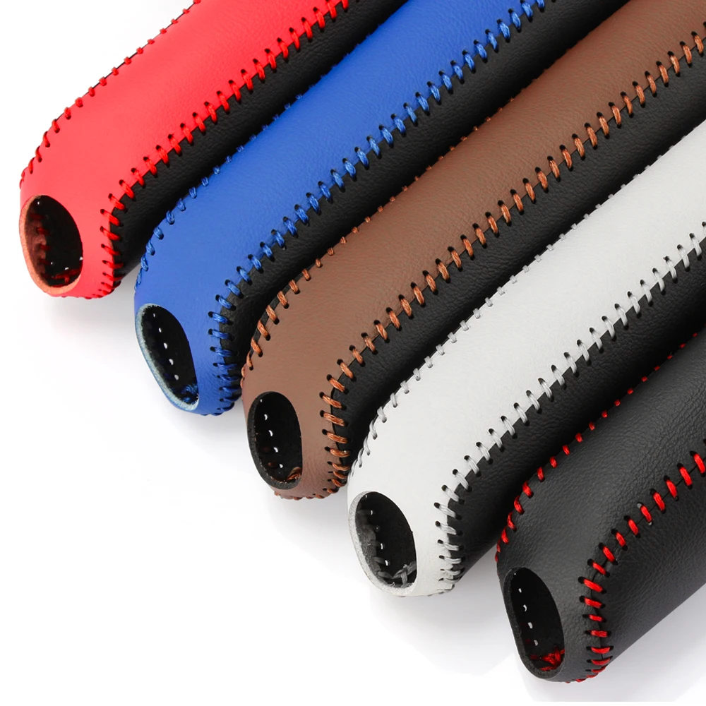 1pc PU Leather Hand Brake Cover For Honda City, For Civic, For CRV, For BRV, For HRV, For Jazz Or For Accord thumbnail 5