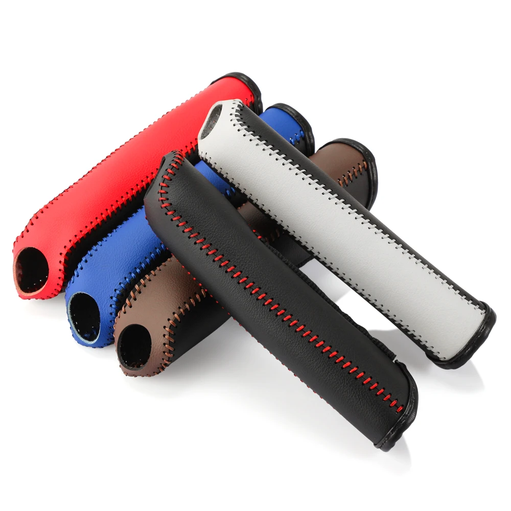 1pc PU Leather Hand Brake Cover For Honda City, For Civic, For CRV, For BRV, For HRV, For Jazz Or For Accord thumbnail 4