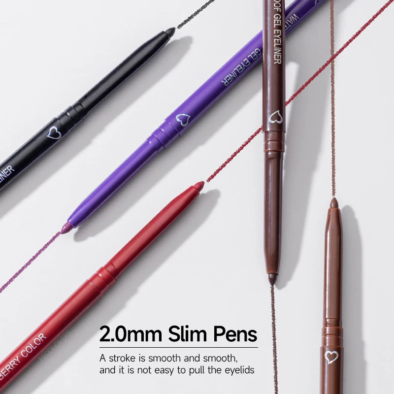 Waterproof Matte Eyeliner Pen, Quick Dry, Long-Lasting, Smooth Application, Perfect For Versatile Eye Makeup, Beauty Cosmetics thumbnail 2