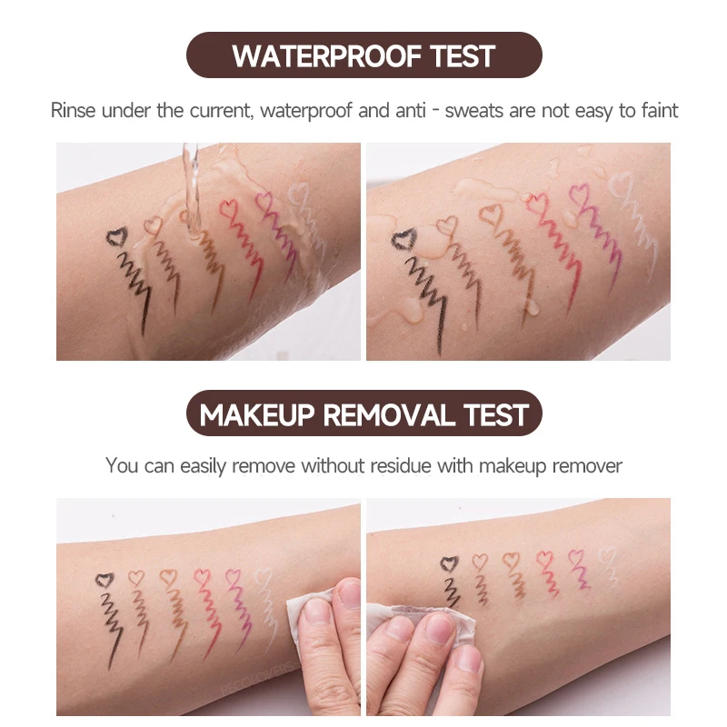 Waterproof Matte Eyeliner Pen, Quick Dry, Long-Lasting, Smooth Application, Perfect For Versatile Eye Makeup, Beauty Cosmetics thumbnail 5