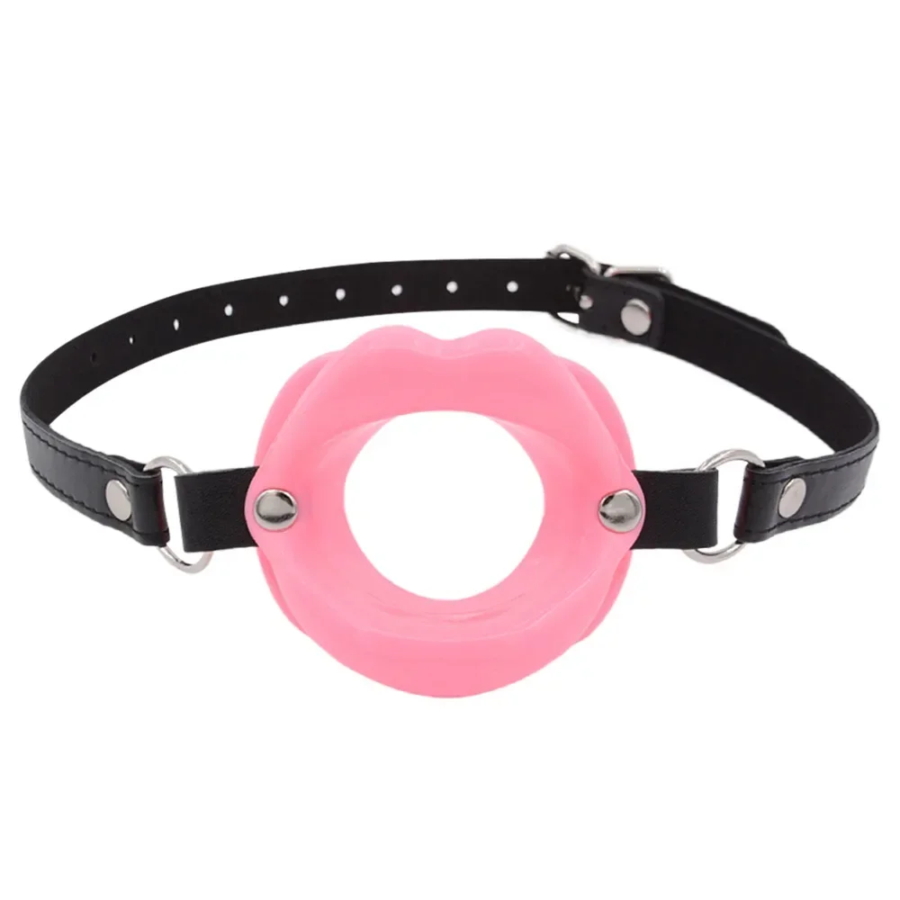 SM Silicone Mouth Gag Ball Adult Flirting Toy for Men and Women Sharing Sexual Toys, Couple Love Aids thumbnail 4