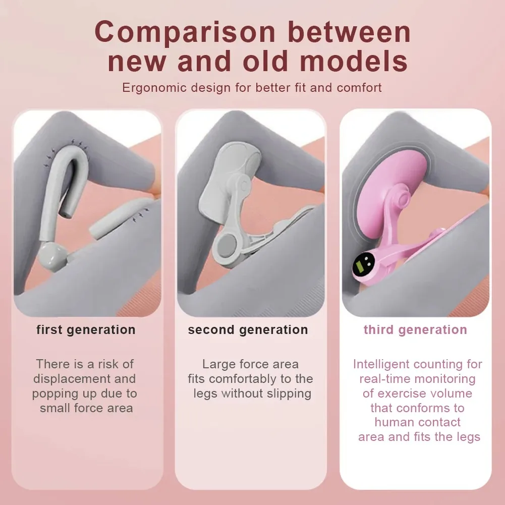 Pelvic Floor Muscle Trainer with Counter Thigh Master Adjustable Leg Exercises Device for Postpartum Recovery,Leg Butt Training thumbnail 4