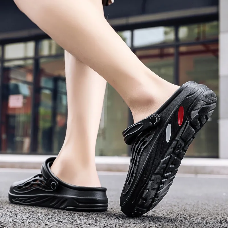 Male Slippers EVA Outdoor Vacation Simple Sandals Indoor Anti-slip Waterproof Clogs Off White Shose Summer Platform Shoes thumbnail 3