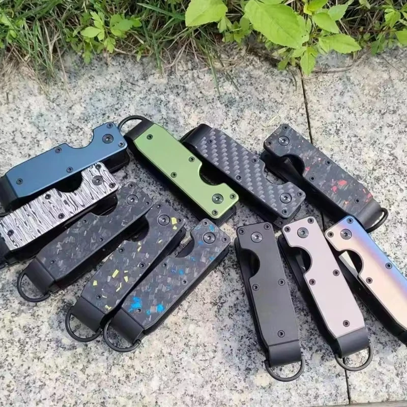 Key Organizer Compact Holder Metal Key Chain Minimalist key case holder for keychain Secures 1-5 Keys thumbnail 3