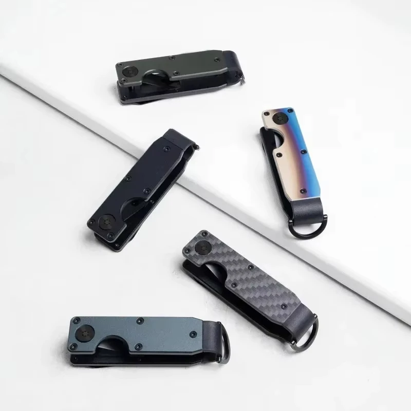 Key Organizer Compact Holder Metal Key Chain Minimalist key case holder for keychain Secures 1-5 Keys thumbnail 4
