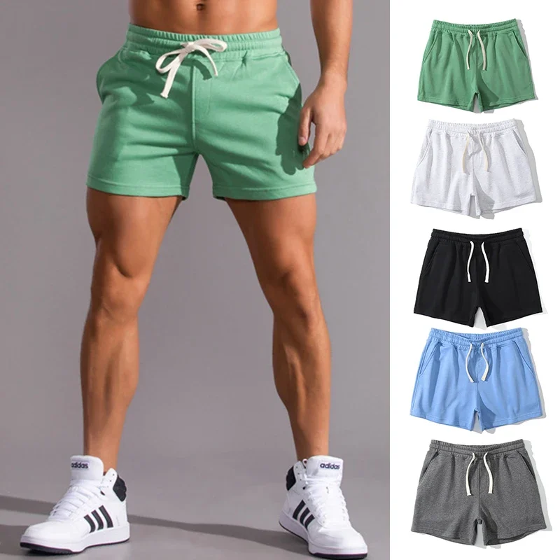 Summer Casual Shorts Men Breathable 100% Cotton Beach Shorts Comfortable Fitness Basketball Sports Short Pants Male Bermudas thumbnail 6