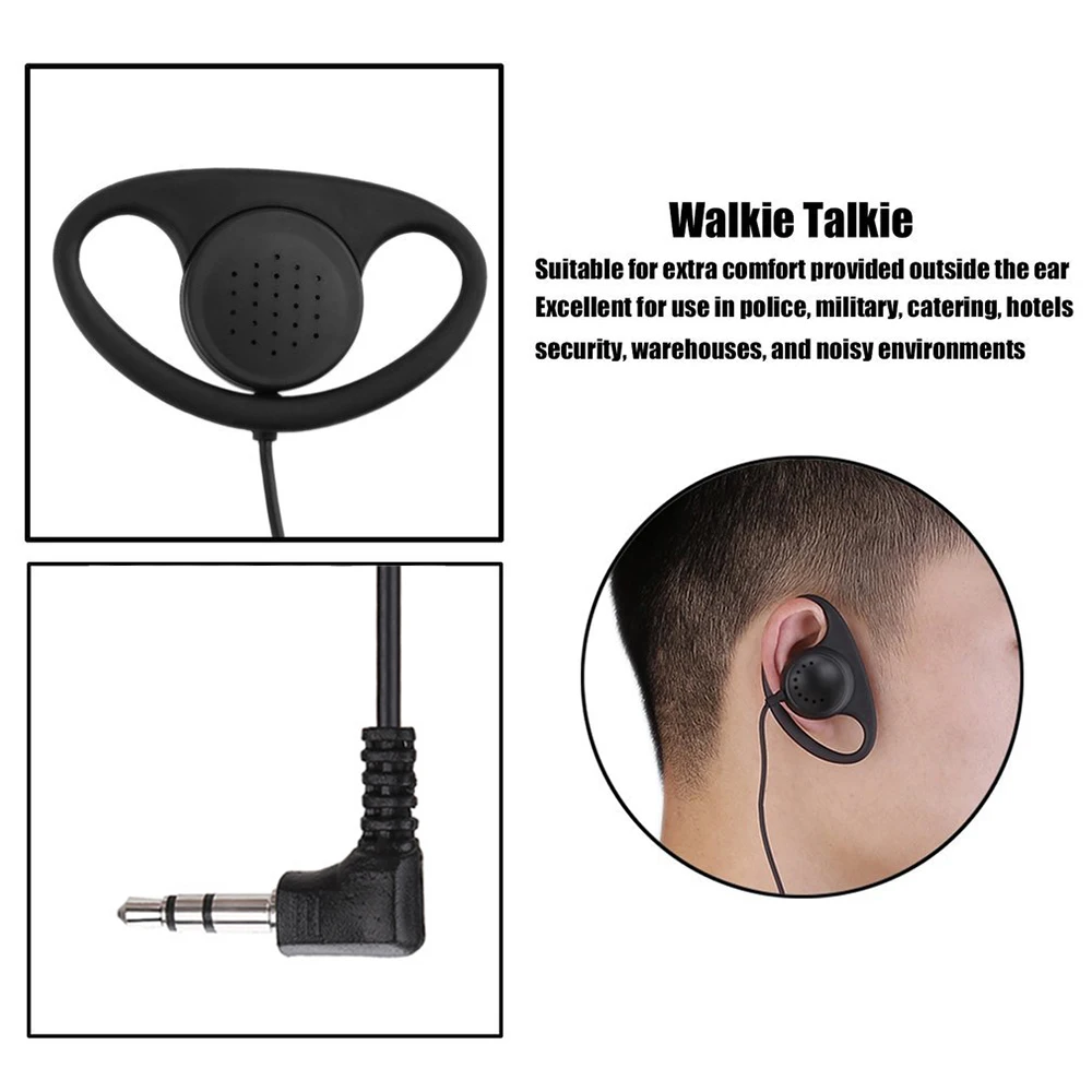 Earhook Wired Earphones Single Side Earphones Portable Headphone 3.5mm Interface Suitable For Phone PC No PTT Microphone thumbnail 4