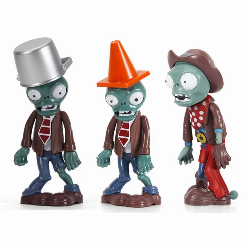 Plants Vs Zombies Figures Gargantuar Dr. Zomboss Yeti Peashooter Chomper Sunflower Action Figure Zombies Toys Kids Birthday Gift thumbnail 2