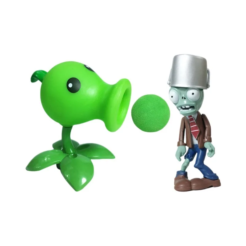 Plants Vs Zombies Figures Gargantuar Dr. Zomboss Yeti Peashooter Chomper Sunflower Action Figure Zombies Toys Kids Birthday Gift thumbnail 6