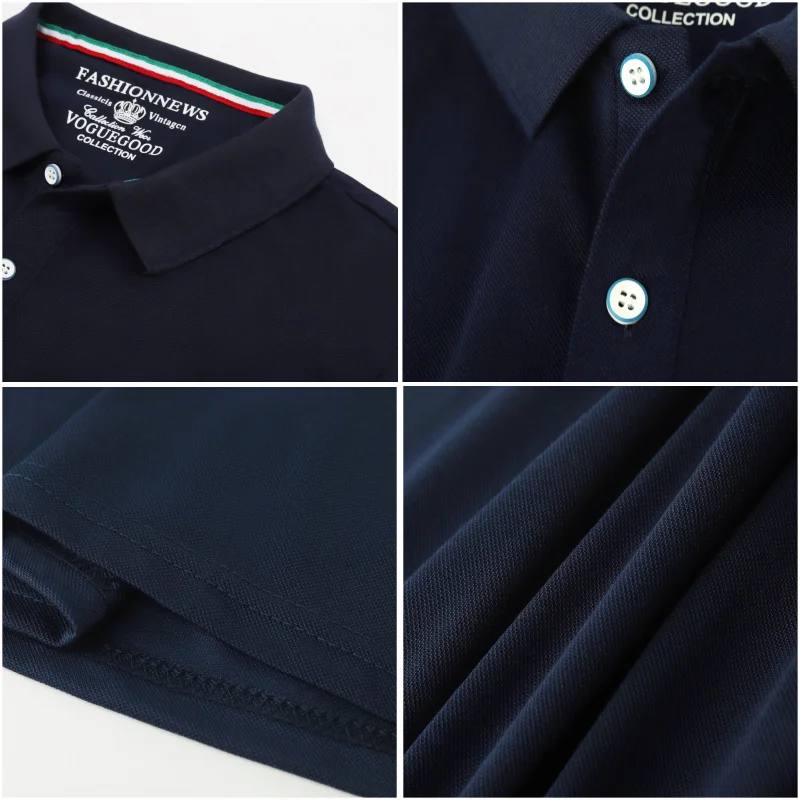 Men's Short Sleeve Polo Shirt Custom Printing Embroidery Personalized Logo Corporate Business Shirt Solid Color Lapel Top 4xl thumbnail 5