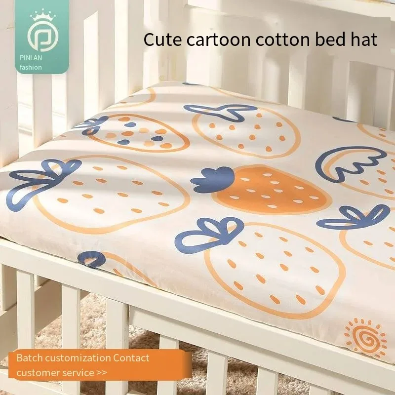 Pure Cotton Baby Mattress Baby Bed Sheet Bedspread Children Baby Newborn Children's Bed Cover For Newborn Bassinet Cradle Sheet thumbnail 2