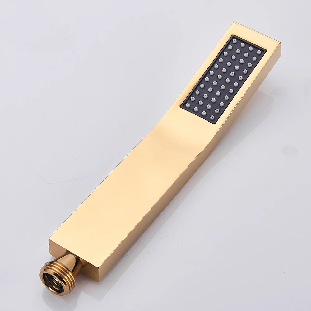 Uythner Handshower Head Brass Shower Head Square Handheld Head Replace Head Faucet Accessory Brass Material thumbnail 3