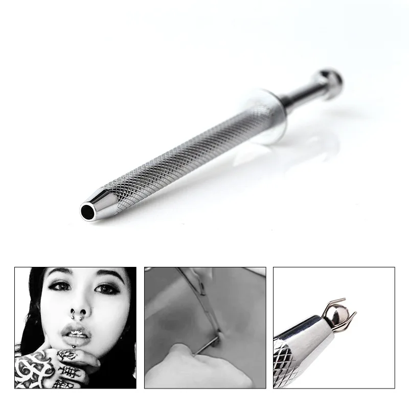 AIQUE Surgical Steel Pliers Forceps Needle Pipe Clamp Tweezers Open Close CBR Ring Plier Ear Belly Nose Medical Tool thumbnail 5