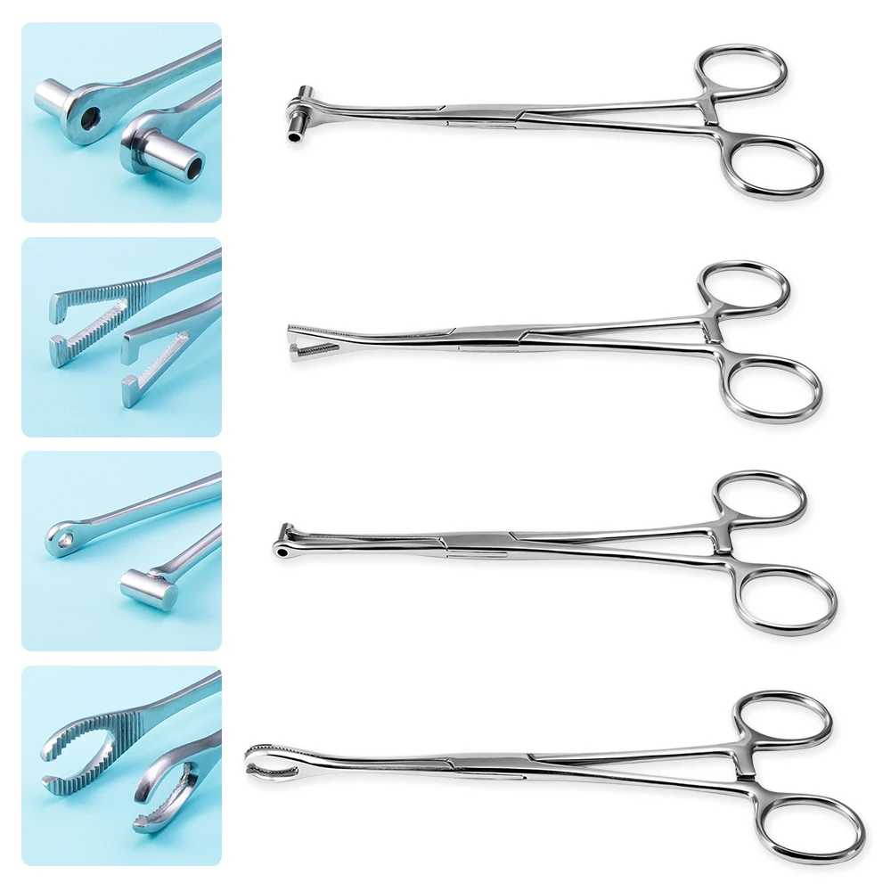 AIQUE Surgical Steel Pliers Forceps Needle Pipe Clamp Tweezers Open Close CBR Ring Plier Ear Belly Nose Medical Tool thumbnail 6