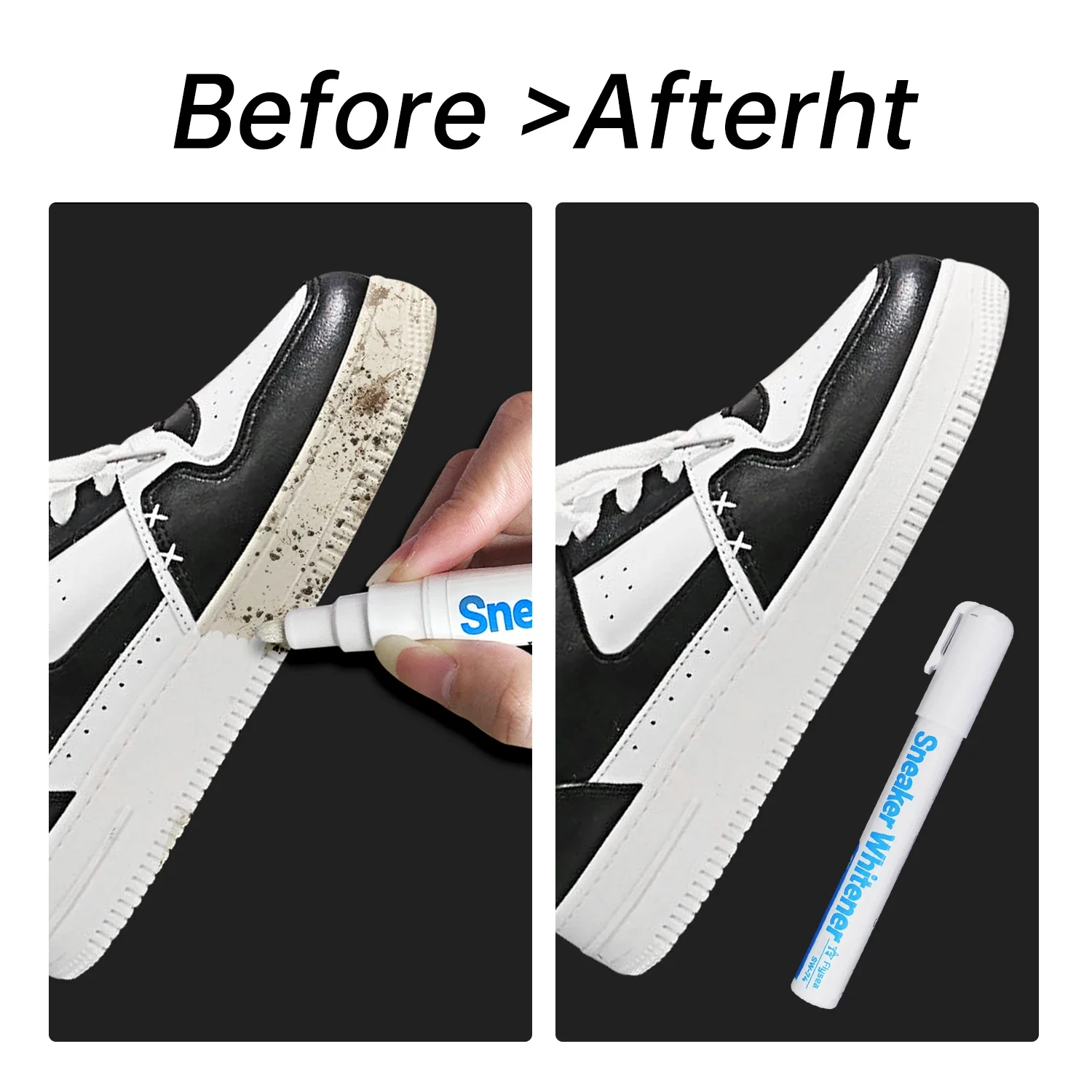 Shoes Stains Removal Waterproof Sneakers Anti-Oxidation Pen Repair Complementary Color White Go Yellow Shoe Whitening Cleaning thumbnail 6