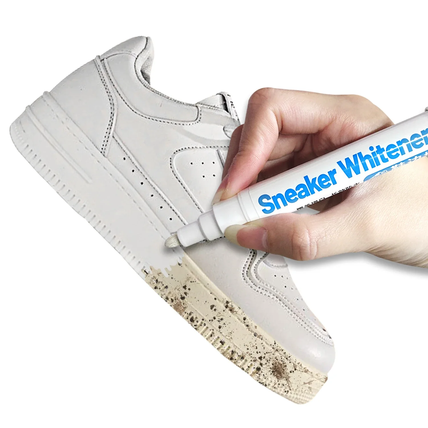 Shoes Stains Removal Waterproof Sneakers Anti-Oxidation Pen Repair Complementary Color White Go Yellow Shoe Whitening Cleaning thumbnail 3