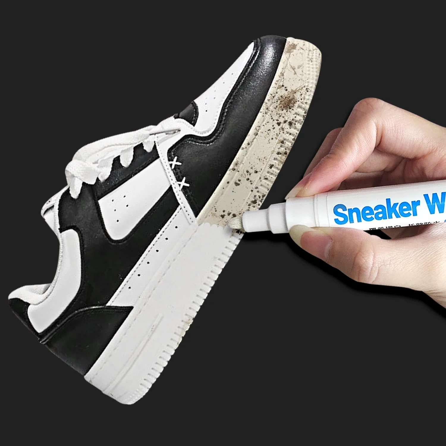 Shoes Stains Removal Waterproof Sneakers Anti-Oxidation Pen Repair Complementary Color White Go Yellow Shoe Whitening Cleaning thumbnail 5