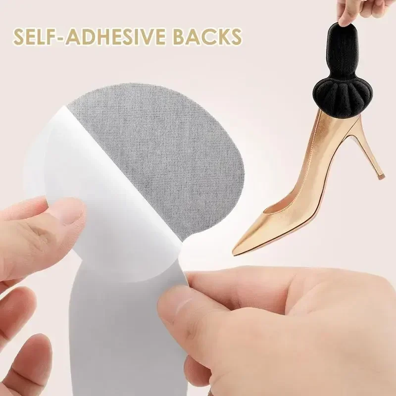 4Pcs New Sponge Heel Cushion Back of Inserts Heel Protectors Shoe Pads for Shoe Non-slip Shoes Insoles T-Shaped Foot Care Pad thumbnail 3