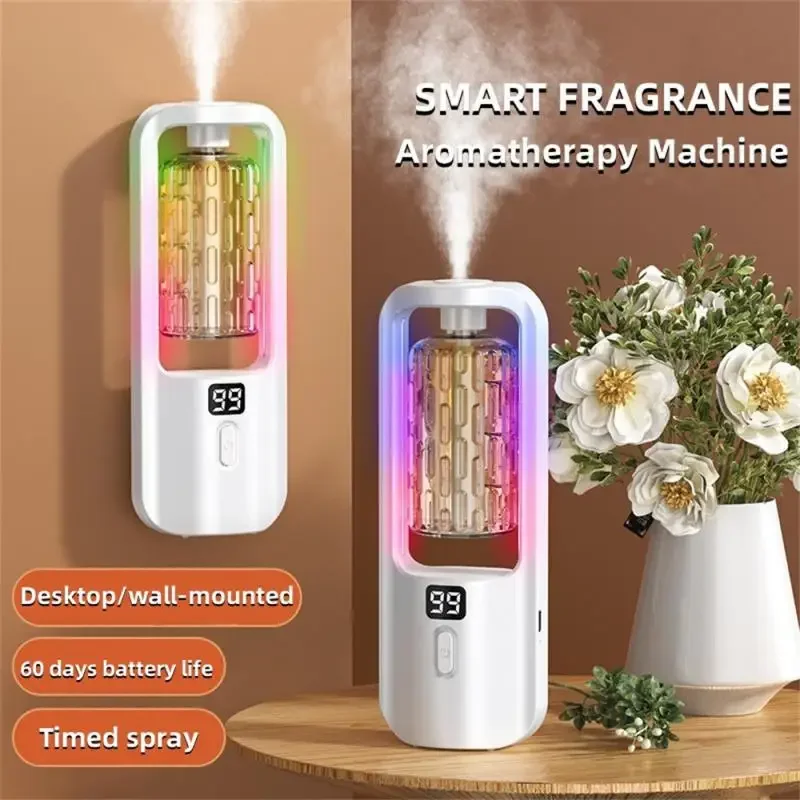 Aroma Diffuser Humidifier Fragrance Essential Oil Aromatherapy Machine Air Freshener Hotel Bedroom Toilet Bathroom Deodorization thumbnail 3