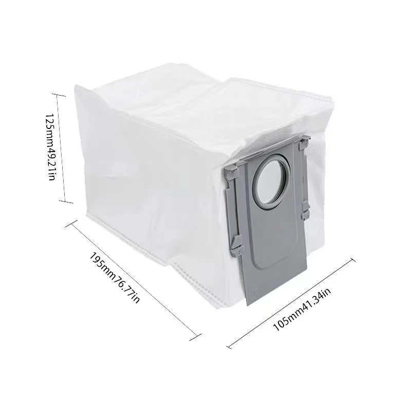Roborock S8 MaxV Ultra / Q Revo / Q Revo MaxV / Q Revo S / Q Revo Pro / Qrevo Curv / Saros 10 Robot Vacuum Dust Bags Accessories thumbnail 2