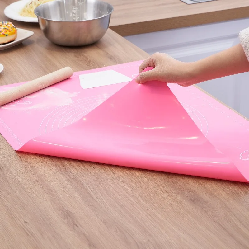Silicone Baking Supplies Rolling Mat Housewares Kitchen Food Grade Pastry and Pastry Accessories Thicken For Dough Knead Flour thumbnail 2