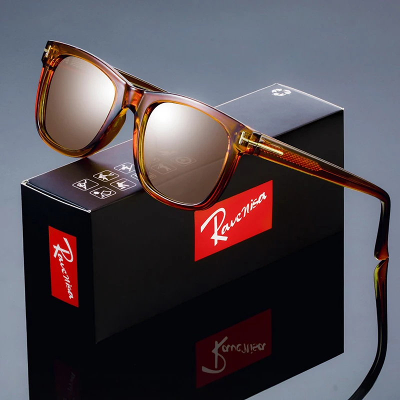 Fashion Square Polarized Sunglasses man Driving Fishing Luxury Brand Designer UV400 Eyewear thumbnail 3