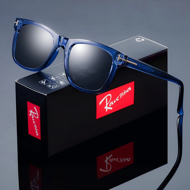 Fashion Square Polarized Sunglasses man Driving Fishing Luxury Brand Designer UV400 Eyewear thumbnail 2