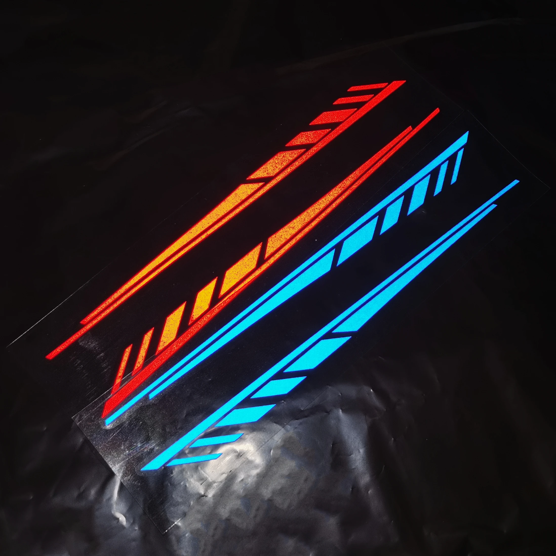 Motorcycle Front Fender Comb Universal Stickers Motor Body Reflective Waterproof Decal For Yamaha R1 R3 Mt07 Mt09 thumbnail 5