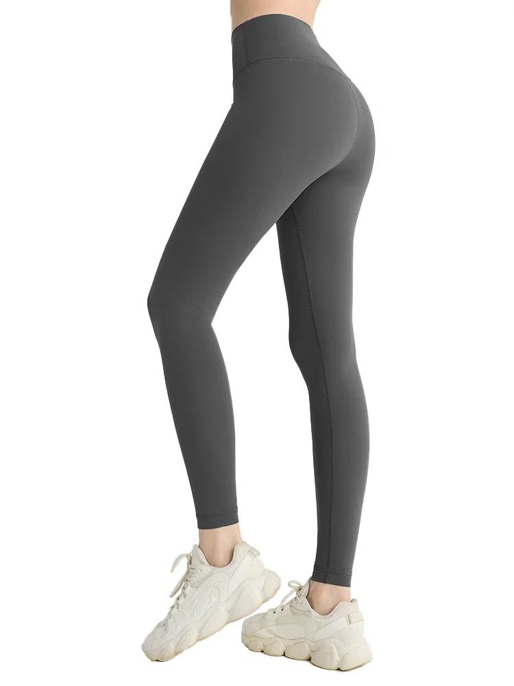 Naked feeling Yoga Leggings Women High Waisted Hip Lifting Fitness Leggings Running Cycling Pants Breathable Sports Leggings thumbnail 6