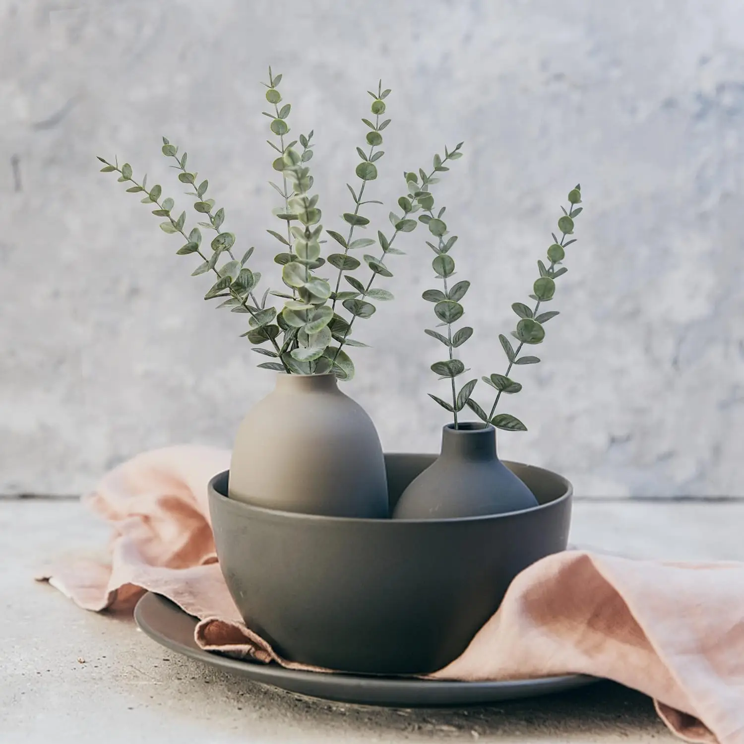 10-50PCS DIY Artificial Eucalyptus Wall Hanging Decor Greenery Boho Home Decorations Farmhouse Rustic Plants for Wedding thumbnail 3