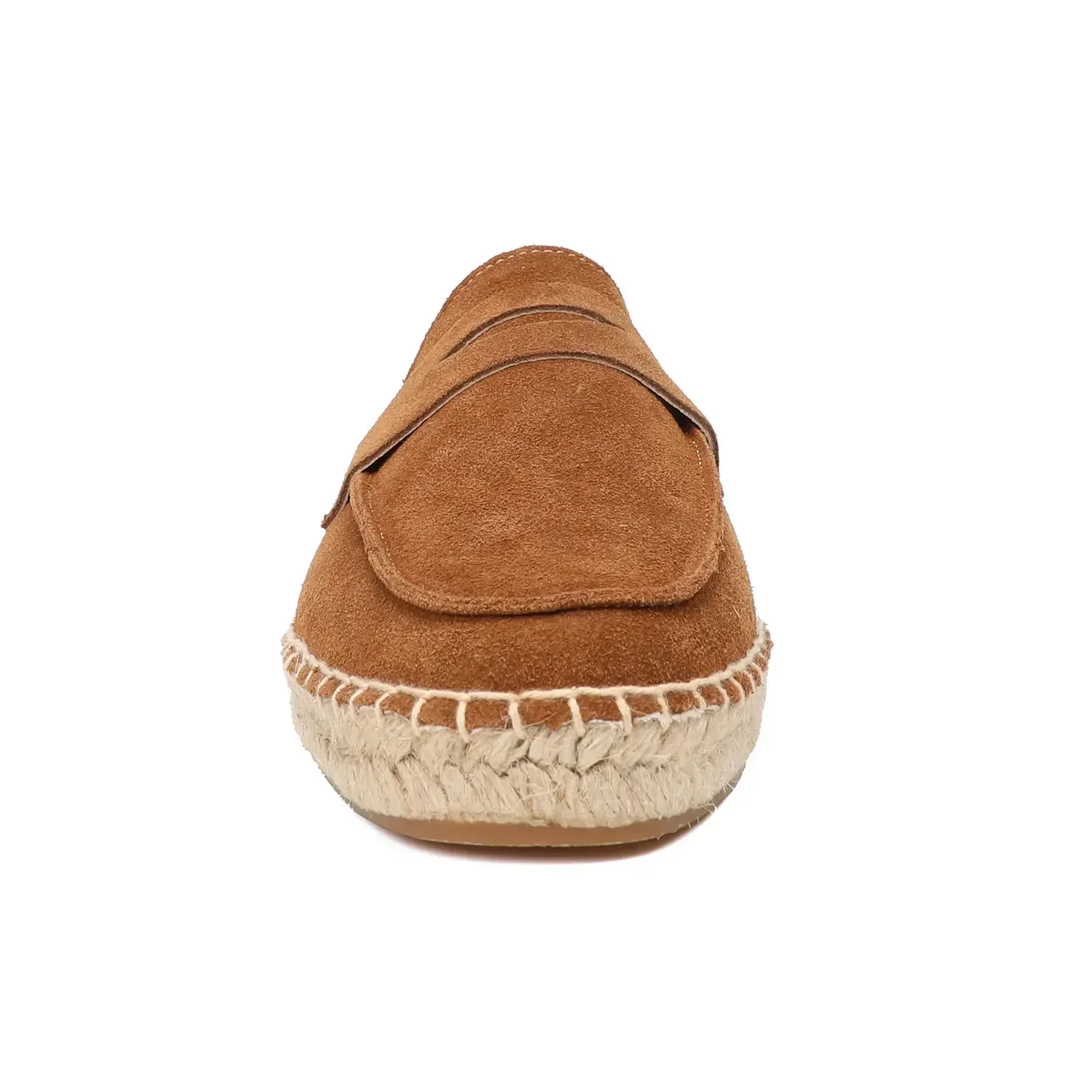 Men's Jute Espadrilles Slip on Loafers Cow Suede Leather Casual Shoes thumbnail 4