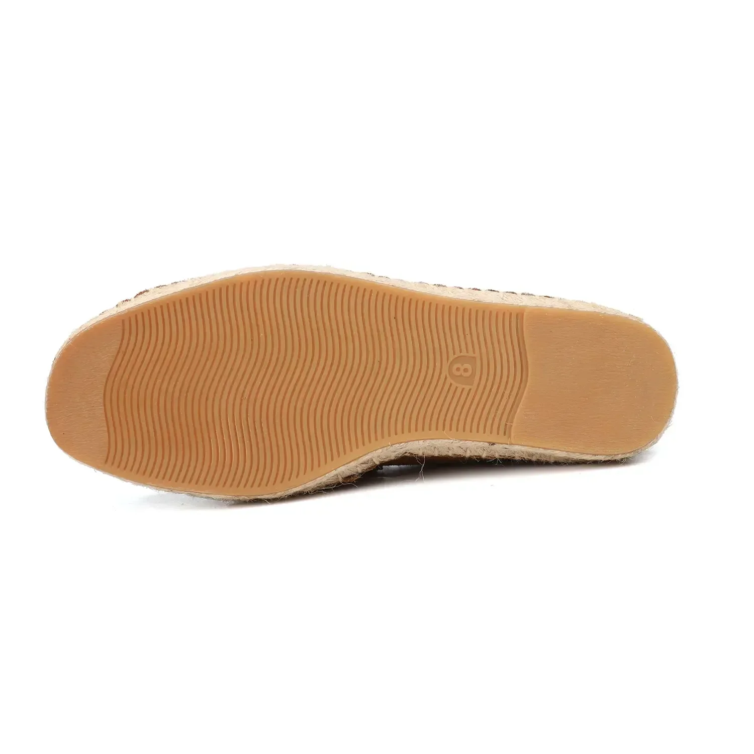 Men's Jute Espadrilles Slip on Loafers Cow Suede Leather Casual Shoes thumbnail 5
