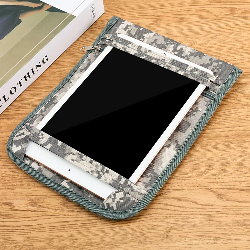 Faraday Bag Car Key Pouch Camouflage Signal Blocking Ipad Cell Phone Cover Rfid Anti-Theft Anti-Radiation Signal Shielding Bag thumbnail 4