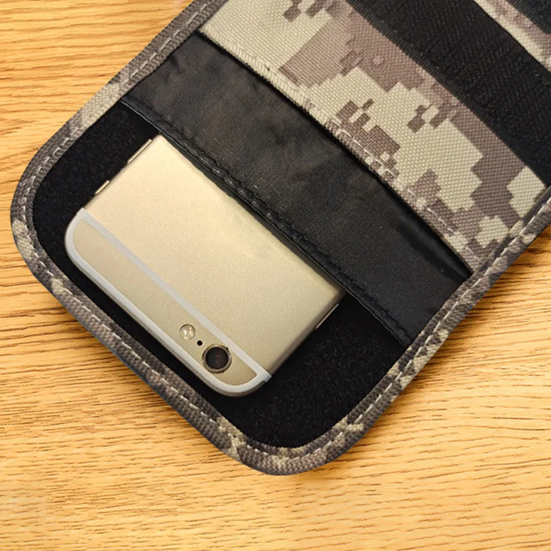 Faraday Bag Car Key Pouch Camouflage Signal Blocking Ipad Cell Phone Cover Rfid Anti-Theft Anti-Radiation Signal Shielding Bag thumbnail 5