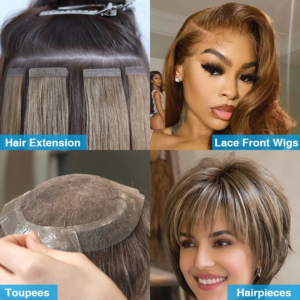 1/2/3 Roll 0.8 CM*12 Yards Super Hair Blue Tape Double-Sided Adhesive Tape for Hair Extension/Lace Wig/Toupee thumbnail 6