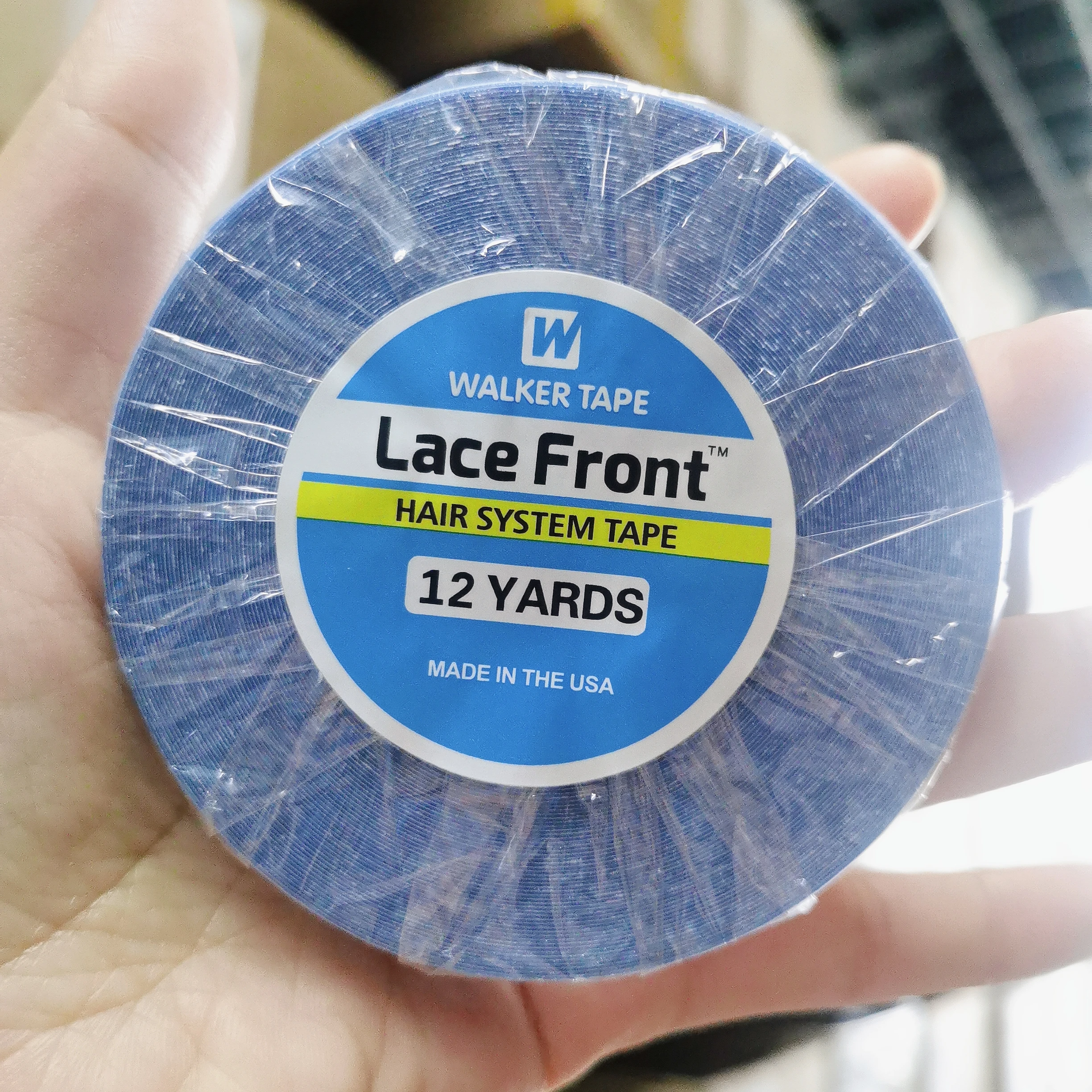 1/2/3 Roll 0.8 CM*12 Yards Super Hair Blue Tape Double-Sided Adhesive Tape for Hair Extension/Lace Wig/Toupee thumbnail 3