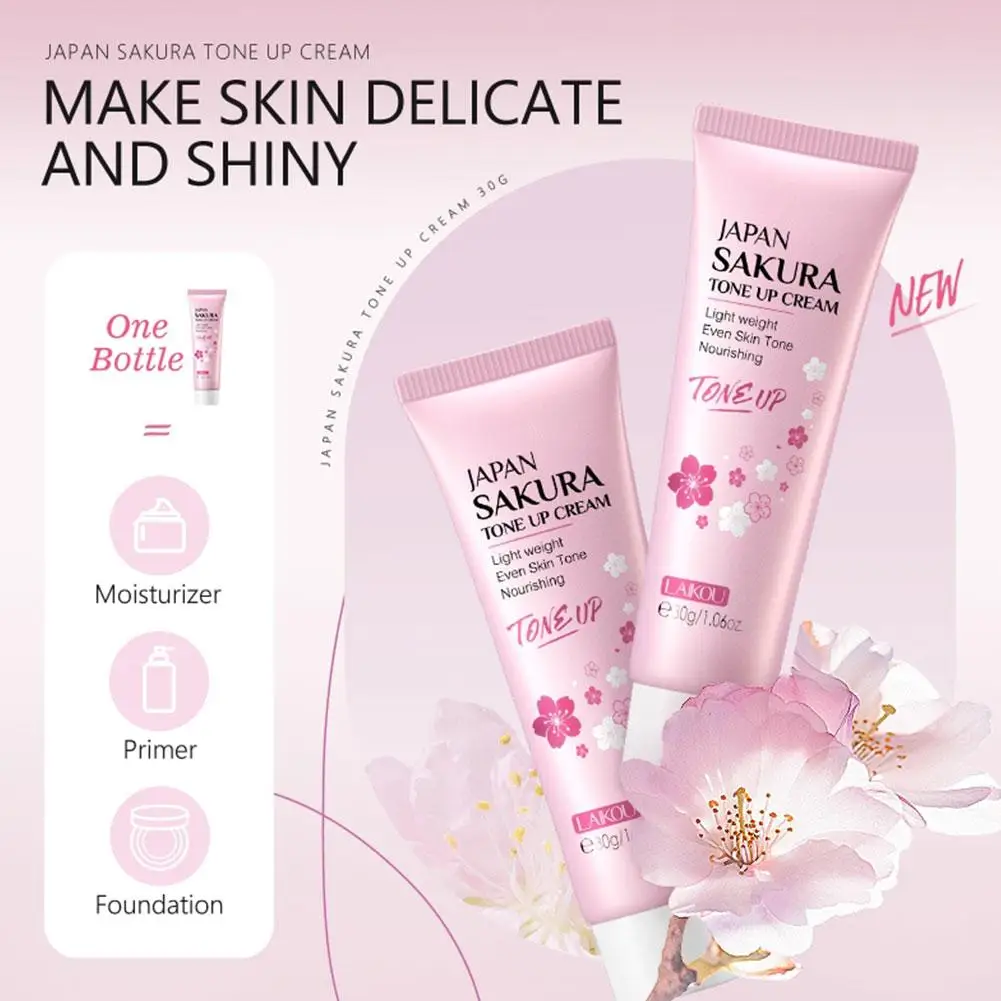 6pcs/Set Sakura Skin Care Sets Face Cream Serum Toner Facial Cleanser Sunscreen Eye Cream Face Skin Care Set Product Gift box thumbnail 3