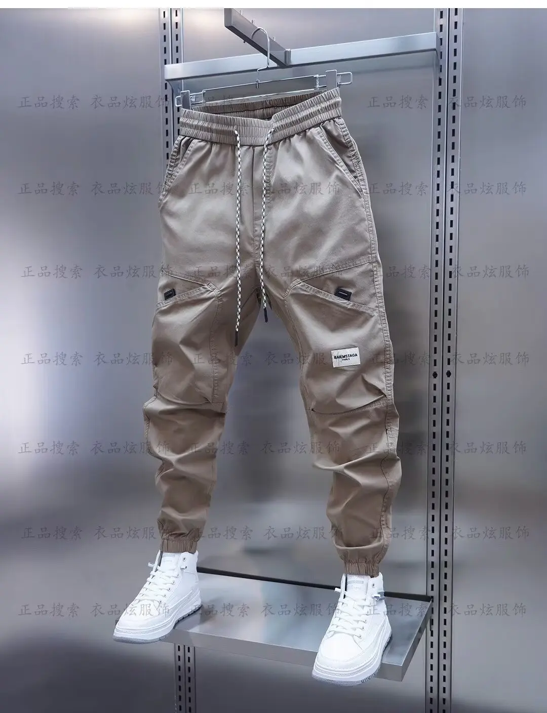 Luxury Cargo Harem Pants Outdoor Camping Sports Casual Pants Jogger Sweatpant korean Fashion High Quality Brand Men's Clothing thumbnail 4