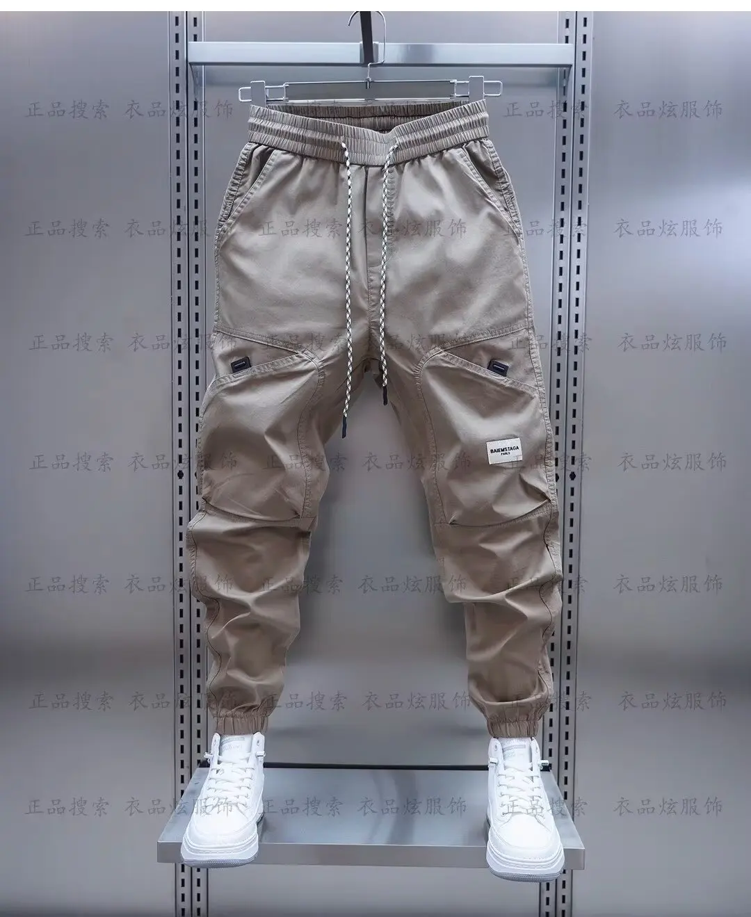 Luxury Cargo Harem Pants Outdoor Camping Sports Casual Pants Jogger Sweatpant korean Fashion High Quality Brand Men's Clothing thumbnail 3