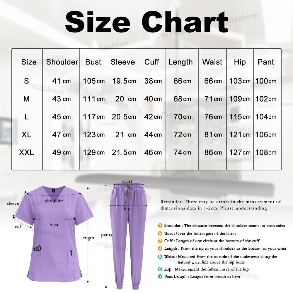 Medical Scrub Nursing Surgical Gown High Quality Elastic Scrub Healthcare Pharmacy Solid Color Uniform Wholesale Workwear Unisex thumbnail 2