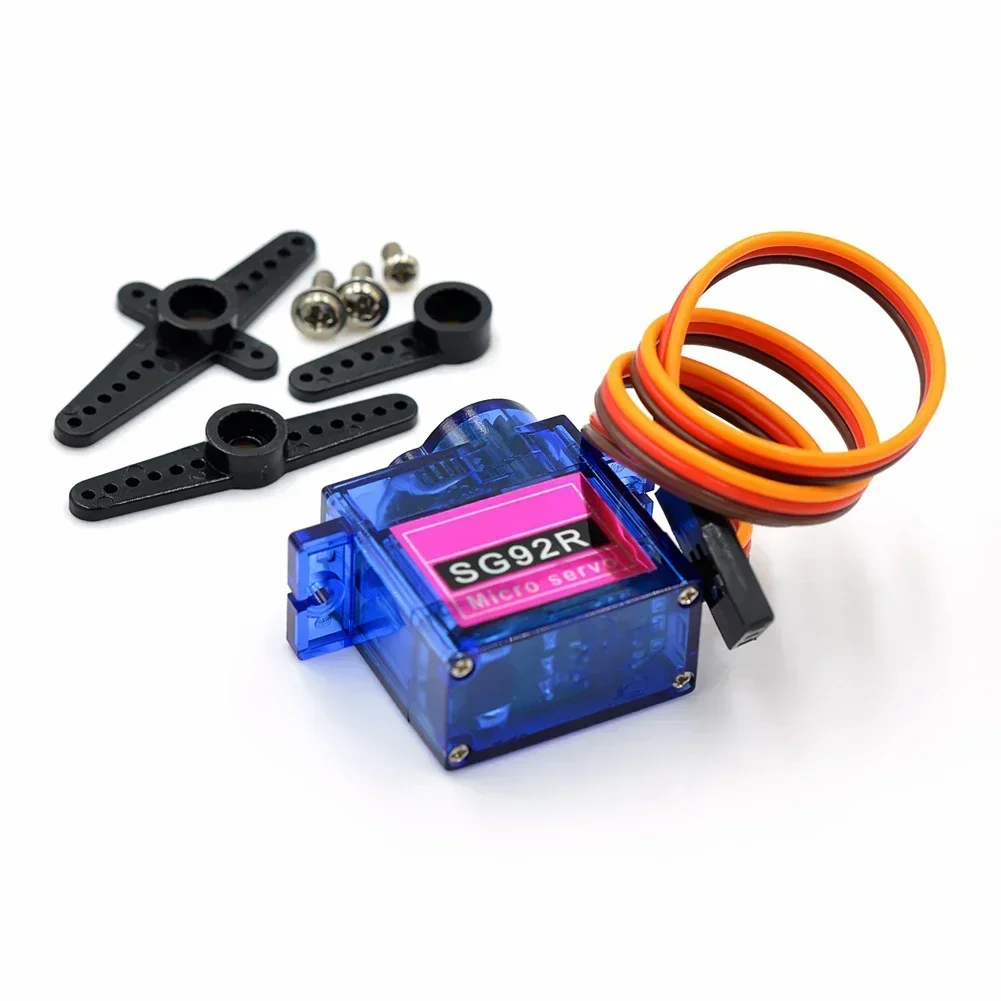 SG92R Micro Servo Motor 4.8-6V 360/270/180 Degree Continuous Rotation Controllable Angle for Robot RC Drone Aircraft 9g DIY Toys thumbnail 3
